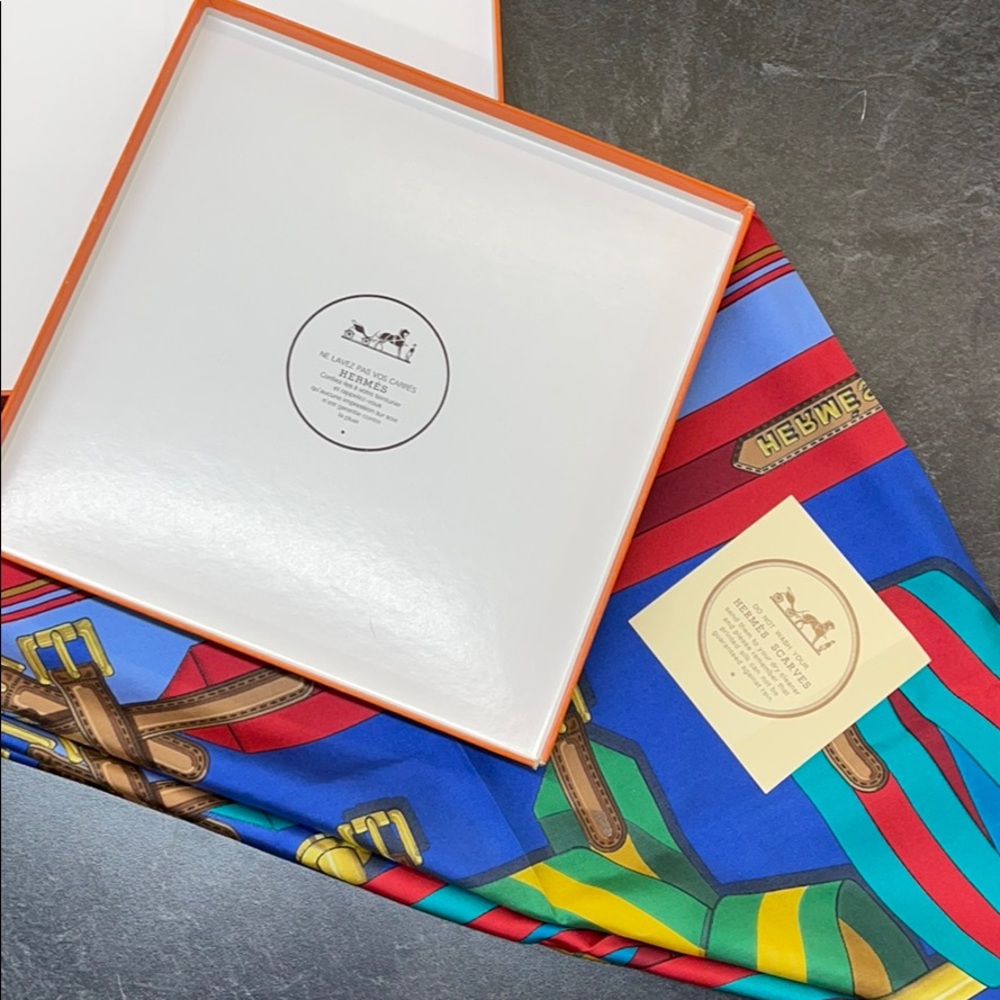 Vintage Hermès J.Metz Silk Scarf